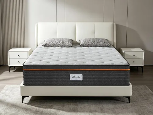 Miniatura 37 de Colchón tamaño individual de 10 pulgadas en una caja, espuma viscoelástica híbrida y resortes embolsados, 7 zonas para dormir de espalda y de lado