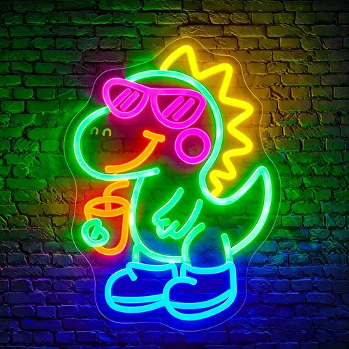 Miniatura 8 de Letrero de Neón de Labios de Cereza, Letreros de Neón para Decoración de Pared Letreros LED Rojos de Neón para Habitación Letreros de Neón Luminosos