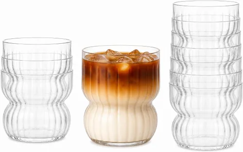 Oojami Paquete de 40 copas de vino desechables de 12 onzas, vasos de plástico sin tallo, inastillables, sin BPA, reutilizables, reciclables,