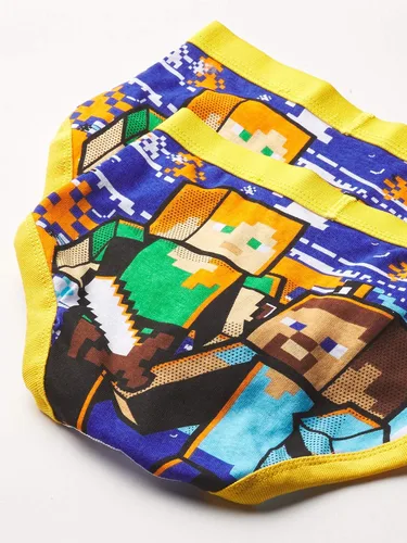 Miniatura 7 de Minecraft Boys' Ultimate Gamer 8-Pack 100% Combed Cotton Briefs in Sizes 4, 6 and 8