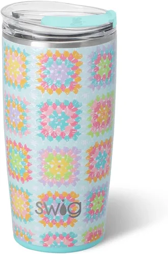 Miniatura 64 de Swig Life - Vaso aislante de 22 onzas, vaso de viaje para café con tapa, taza de café para viaje compatible con portavasos, de acero inoxidable