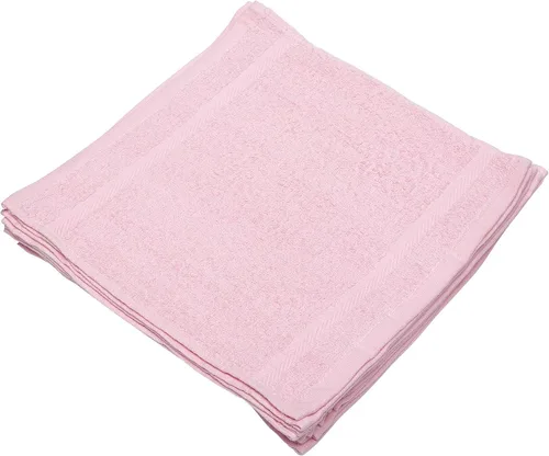 Miniatura 18 de Linteum Textile - Juego de toallas faciales de 12 x 12 pulgadas, 100% algodón suave, 16 paños hilados de un solo anillo, toallas faciales