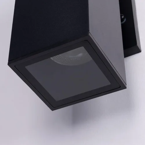 Miniatura 7 de mirrea Moderna luz de porche para exteriores, luz de patio en 2 luces, sensor de fotocélula del atardecer al amanecer con tubo rectangular