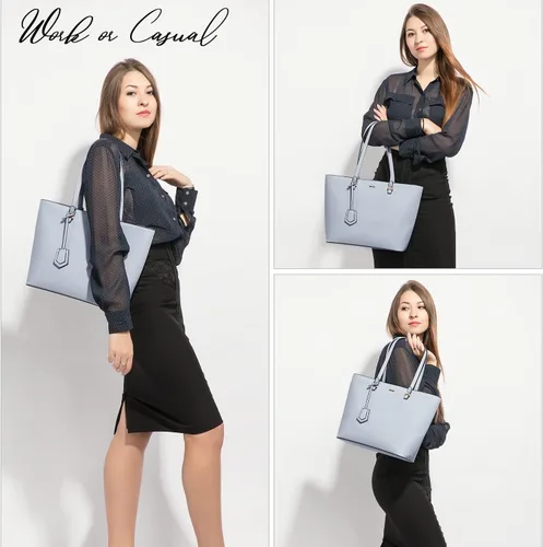 Miniatura 6 de LOVEVOOK Bolso de mano para mujer, bolso de hombro con asa superior, con bolsillo externo