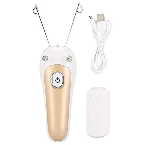 Miniatura 9 de Removedor eléctrico de pelo, depiladora de belleza para mujer, depiladora de algodón para enhebrar, afeitadora de pelo, cara, dispositivo delicado