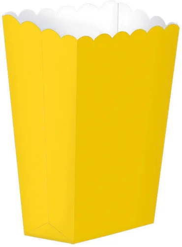 Miniatura 2 de Adorable caja pequeña de palomitas de maíz festoneadas, 5.25 x 3.75 pulgadas (5 piezas), ideal para cumpleaños, recuerdos de fiesta, celebraciones