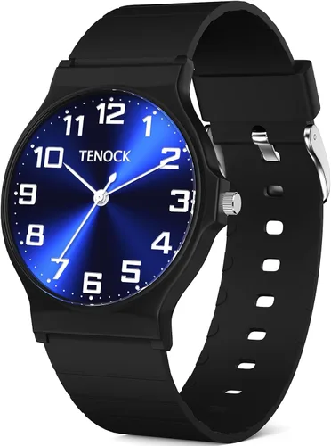 Reloj analógico para niños y niñas, resistente al agua hasta 30M, reloj deportivo para niños, fácil de leer, con esfera fina, correa suave, para