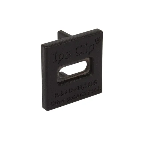 Miniatura 2 de DeckWise (Negro) Ipe Clip Extreme Hidden Deck Fasteners, 3/32" espaciado, incluye tornillos de acero inoxidable negro #8x2 para cubiertas AD