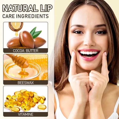 Miniatura 7 de Bálsamo labial de flores, lápiz labial que cambia de color para una sombra rosa perfecta, bálsamo labial de pH único para tus labios, bálsamo
