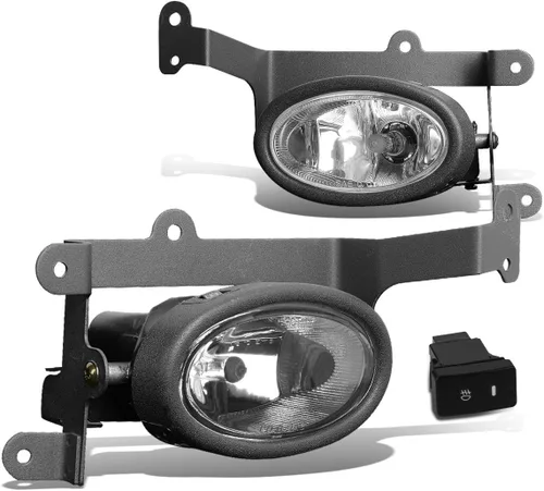 DNA MOTORING FL-ZTL-119-CH - Luz antiniebla para parachoques delantero para el lado del conductor y del pasajero, mejora la visibilidad [compatible