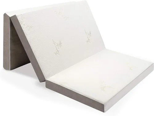 Milliard Colchón plegable en tres partes con funda lavable (Twin)