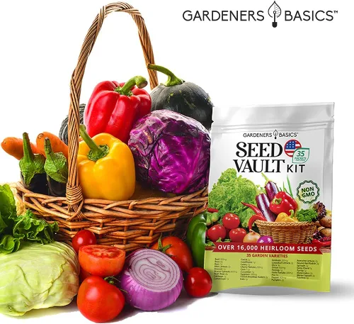 Miniatura 5 de Kit de jardín de semillas de verduras de supervivencia, más de 16,000 semillas sin OMG y criollas, ideal para equipo de supervivencia de emergencia