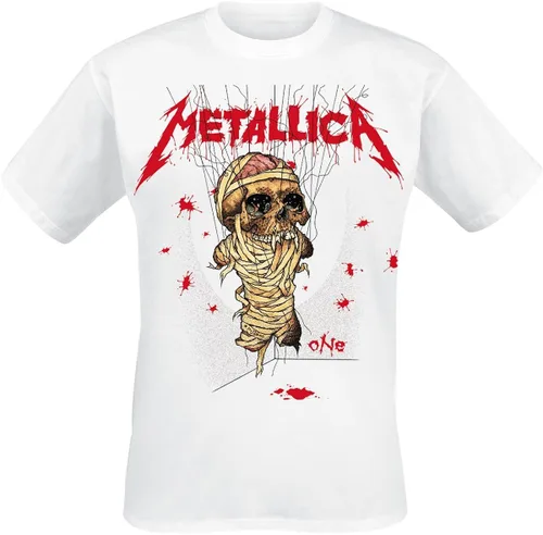 Miniatura 7 de Metallica Men's One Landmine T-Shirt White
