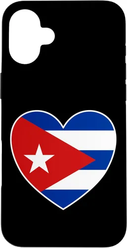 Miniatura 23 de iPhone 13 Pro Max I Heart Cuba - Divertida funda con bandera cubana