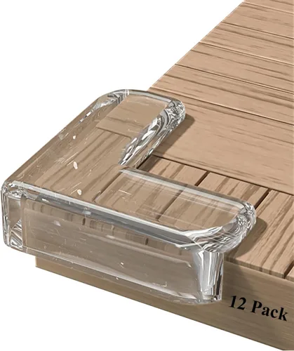 Miniatura 10 de Paquete de 16 protectores de esquina para bebé, protectores de esquina transparentes, protector de esquina de muebles y parachoques de seguridad