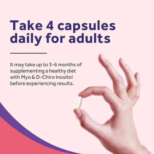 Miniatura 6 de Doctor's Recipes Suplemento de inositol para mujeres, cápsulas de mio-inositol y D-Chiro inositol de 2050 mg por porción, mezcla ideal 40:1, 60