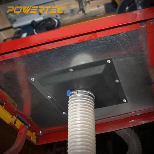 Miniatura 7 de POWERTEC 70131 - Campana antipolvo para sierra de mesa de 12 pulgadas