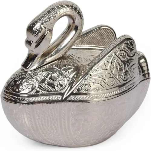 Miniatura 10 de Alisveristime Azucarero de latón recubierto hecho a mano con tapa, plato para caramelos, soporte para sal para barra de café (Kugu Big Bowl)