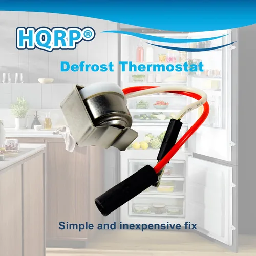 Miniatura 5 de HQRP Reemplazo del termostato de descongelación para refrigerador Frigidaire 5303917625, AP25999, 08000805, 3001234, 3015138, 3916083, 5308000805