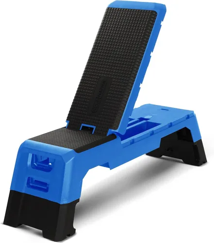Miniatura 14 de HolaHatha Plataforma Compacta y Portátil para Paso Aeróbico, Equipo de Ejercicio y Fitness, Step Cardio con Altura Ajustable para Gimnasio en Casa