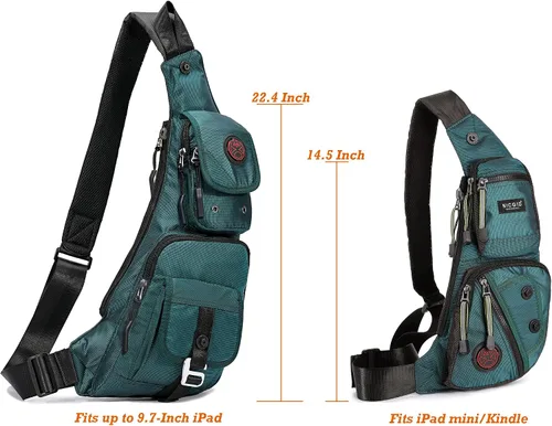 Miniatura 50 de Nicgid Sling Bag - Mochila bandolera para hombre), LYSB01NH075BJ-SPRTSEQIP