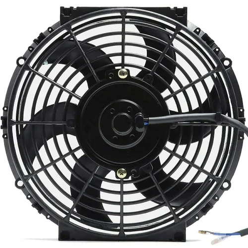 Miniatura 4 de Ventilador eléctrico de motor de 90 vatios actualizado para motor de automóvil 12 voltios, radiador condensador, enfriador de aceite de transmisión