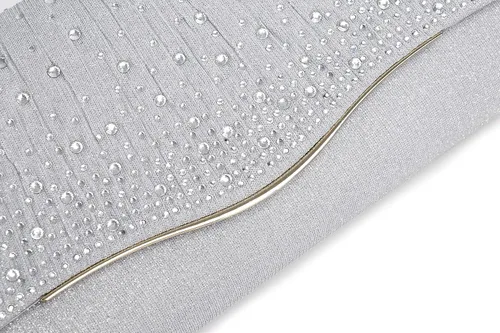 Miniatura 8 de Bolsos de noche para mujer, con lentejuelas y purpurina para mujer, bolso de mano brillante, bolso formal para boda, fiesta, baile de graduación