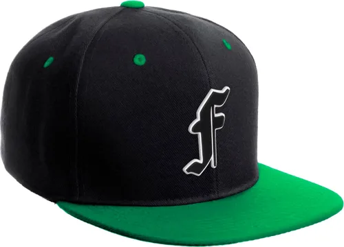 Miniatura 1244 de Daxton Gorra clásica con visera de billete plano con letras del alfabeto inglés antiguo de la A a la Z
