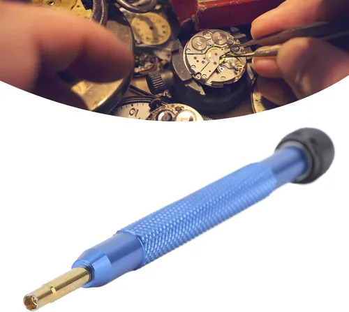 Miniatura 6 de Garosa Destornillador de reloj a prueba de manipulaciones, herramienta de reparación de reloj, herramienta de controlador para quitar el movimiento