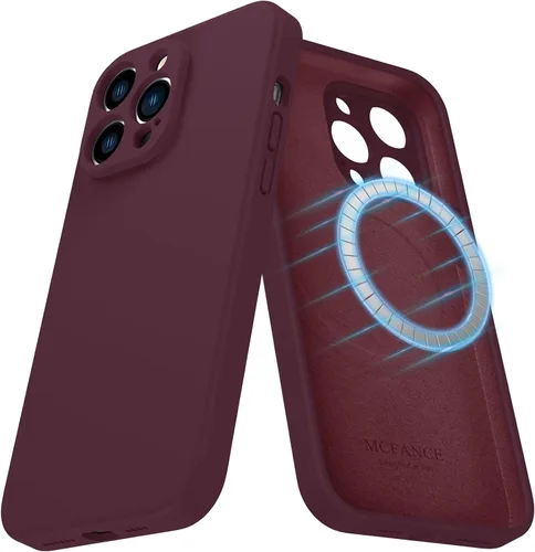 Miniatura 29 de Funda de silicona con soporte para iPhone 17 Pro [compatible con MagSafe] [Protección completa de la cámara] (6.3 pulgadas 2025), fundas de teléfono
