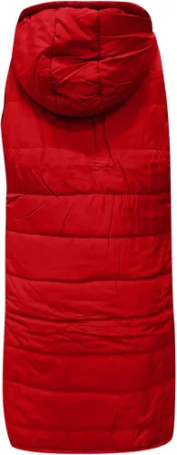 Miniatura 2 de Abrigos para mujer, invierno, otoño y temperamento, sin mangas, cárdigan de algodón de longitud media