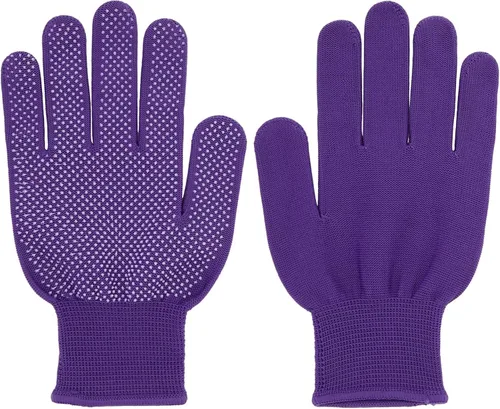 Miniatura 9 de Juvale Guantes de jardín para mujer, 6 pares (12 unidades), rosa, morado y azul, guantes de jardinería a prueba de espinas y resistentes a