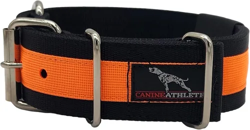 Miniatura 2 de Canine Athletes 2" Pro-HD - Collar para perro de trabajo resistente de 5 capas, extra fuerte, duradero (negro/verde oliva, XXL)
