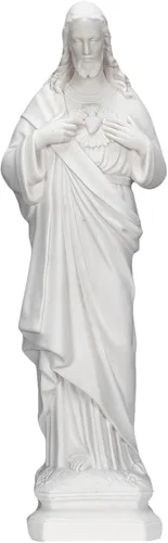 Miniatura 10 de Estatuas blancas del Sagrado Corazón de Jesús Made in Italy/Imagenes Blancas Sagrado Corazon de Jesus Hecha e Italia 31