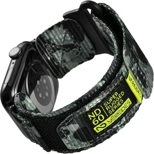 Miniatura 19 de Nereides Compatible con Correa de Apple Watch Ultra 3/2/1, Correa Deportiva de Nylon con Diseño Tejido para 49 mm (L, Negro)