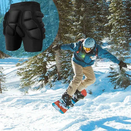 Miniatura 5 de 3D Hip Protection EVA Butt Pads Protective Padded Shorts - Crash Pad for Skiing Skating Snowboarding Skateboarding