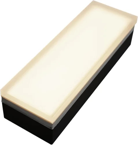 LUMENGY Luz para adoquín 3×9 pulgadas (2.95 pulgadas X 8.85 pulgadas), iluminación blanca cálida sin deslumbramiento para entradas, caminos, terraza