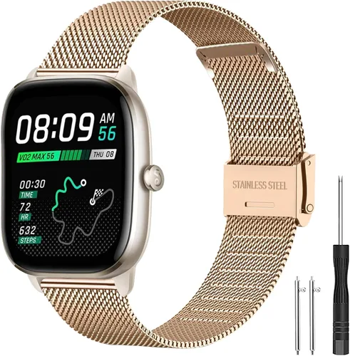 Miniatura 9 de Harikiri Correa compatible con Amazfit GTS 4 Mini/GTS 4/GTS 3/GTS 2e/GTS 2 Mini/GTS 2/GTS