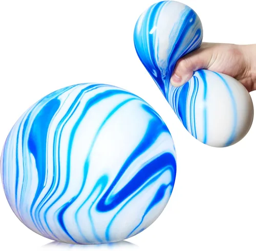 Miniatura 11 de Pelotas estrujables para el estrés, 1 paquete, bola elástica para aliviar el estrés, juguetes sensoriales para apretar, melocotón rosa, para niños