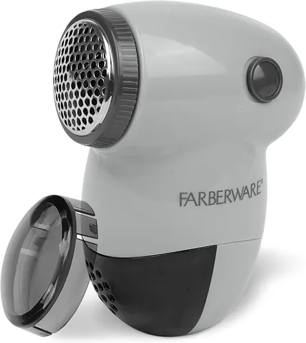 Miniatura 7 de Farberware - Afeitadora de tela grande para quitar pelusas, funciona con pilas, con cuchillas triples para ropa, afeitadora de suéter para quitar