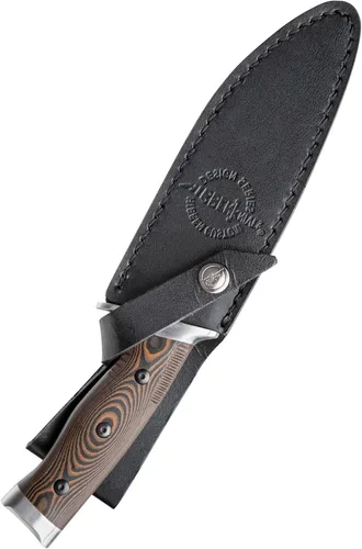 Miniatura 2 de Gil Hibben Tundra Hunter Cuchillo de hoja fija – Hoja de acero inoxidable 420 HC, básculas de mango G10 mecanizadas CNC, pomo de acero inoxidable