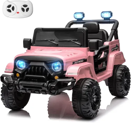 Miniatura 12 de MINIATURE MOTORS Camioneta eléctrica de 12 V para niños con control remoto, motores gemelos de 35 W, velocidad máxima de 3.5 MPH, reproductor