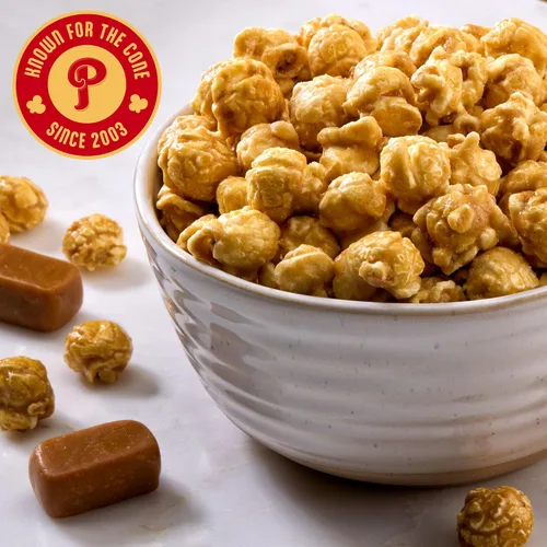 Miniatura 7 de Bolsa de 9.5 oz de palomitas de maíz con sabor a caramelo de Popcornopolis