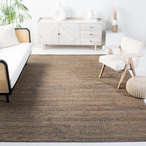 Miniatura 29 de SAFAVIEH Natural Fiber Collection - Alfombra decorativa de 2 x 3 pies, color lejía, yute hecho a mano, diseño trenzado tejido, ideal para entrada