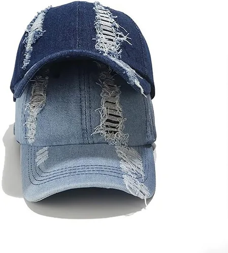 Miniatura 4 de XYIYI Gorra de béisbol vintage desgastada de algodón ajustable para mujeres y hombres
