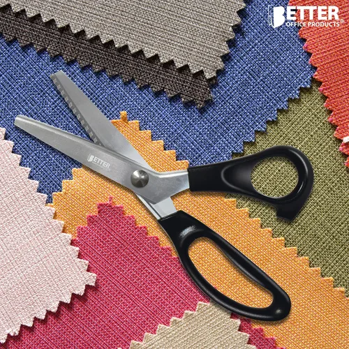 Miniatura 2 de Better Office Products Tijeras profesionales para pintar, tijeras de tela de acero inoxidable de 9 pulgadas, tijeras de costura, tijeras de corte