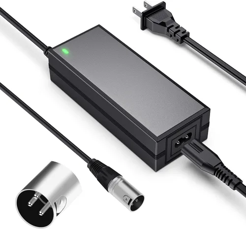 Miniatura 5 de 24V 2A Cargador de batería para scooter eléctrico, adecuado para Go Go Elite Traveler, Pride Mobility, batería de silla eléctrica Jazzy y Plus Ezip