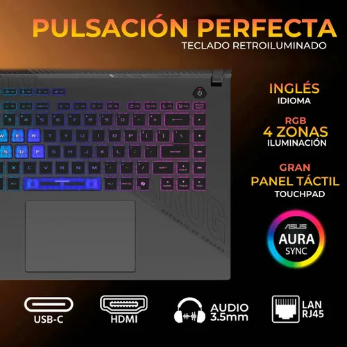 Miniatura 4 de ASUS ROG Strix G16 2025 - Laptop para juegos de 16 pulgadas, pantalla FHD+ 165Hz 3ms, AMD Ryzen 9 8940HX, NVIDIA GeForce RTX 5070 8GB GDDR7, 16GB