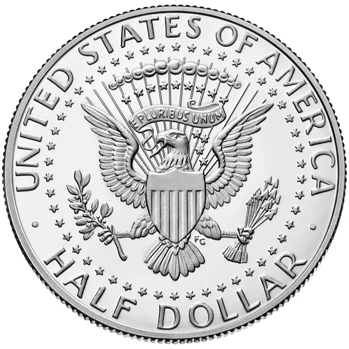 Miniatura 2 de 2023 S 2023 S Kennedy Medio Dólar Proof 50 Cents in Deep Camafeo Finish Clad Half Dollar US Mint Proof