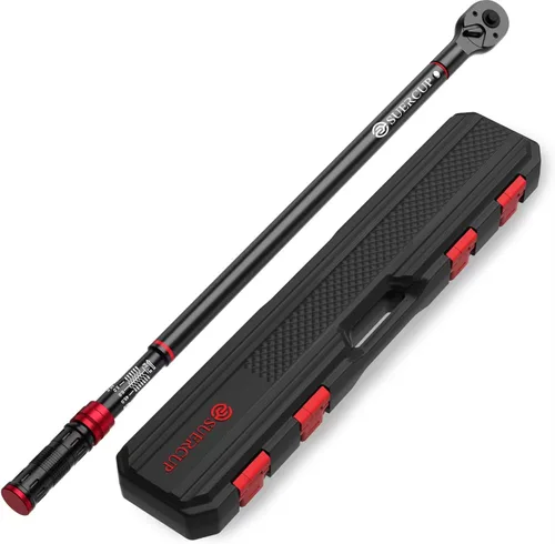 Miniatura 11 de SUERCUP Llave dinamométrica de clic de 1 pulgada, 200-1300 pies-libra/271-1761.5Nm, llave dinamométrica de clic de doble dirección de 48 dientes